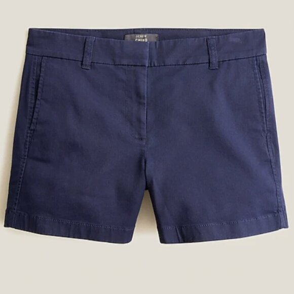 J. Crew 5” Classic Chino Short Navy Blue 8 - Picture 1 of 11